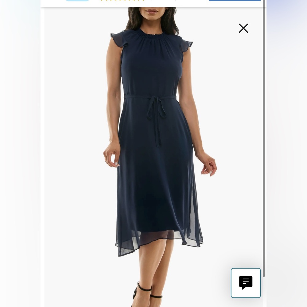 4 White Dresses: flutter sleeve and neck, bridesmaid, graduation, confirmation - Picture 7 of 7